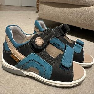 Memo Szafir Boys' Corrective Orthopedic AFO Sandal, Little Kid Size US 7